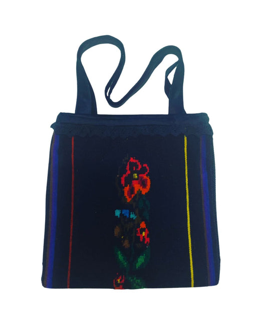 Upcycled woven bag