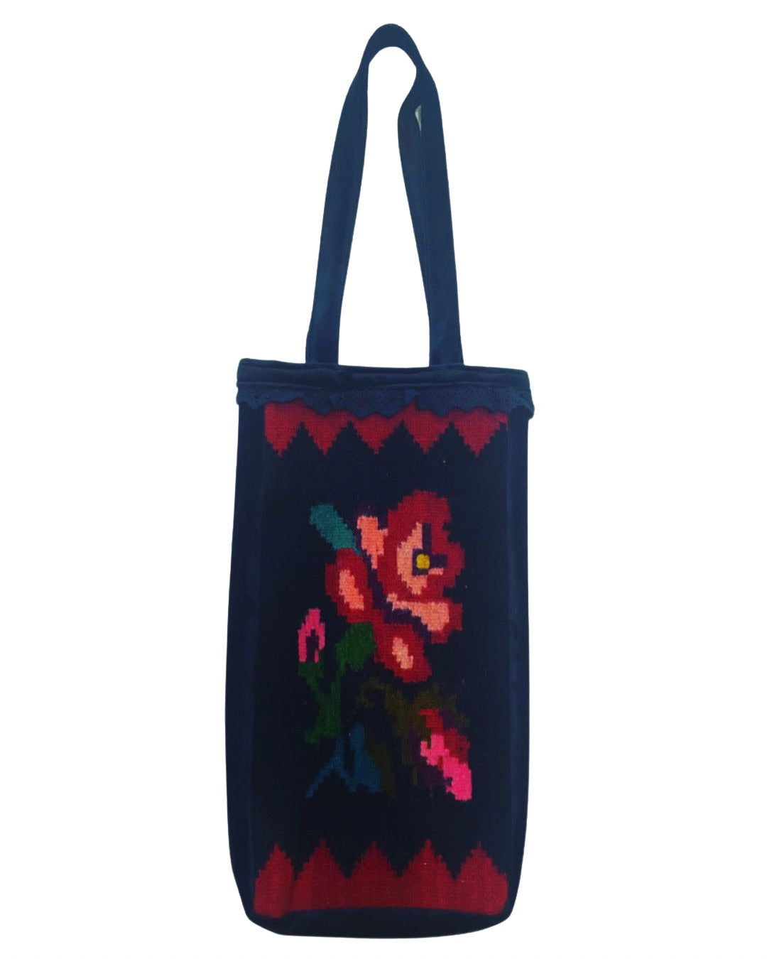 Upcycled woven bag